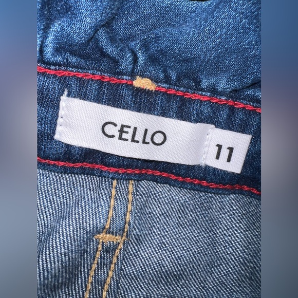Cello Blue Paperbag Straight jeans size 11 EUC - Picture 5 of 10